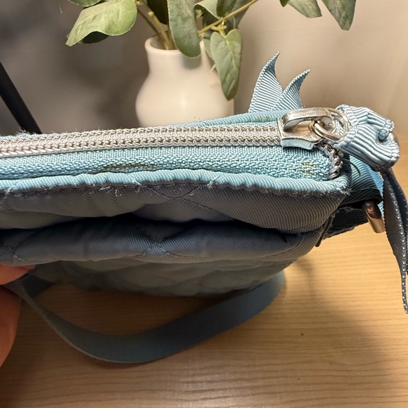Vera Bradley Blue Quilted Crossbody Bag - Picture 3 of 11
